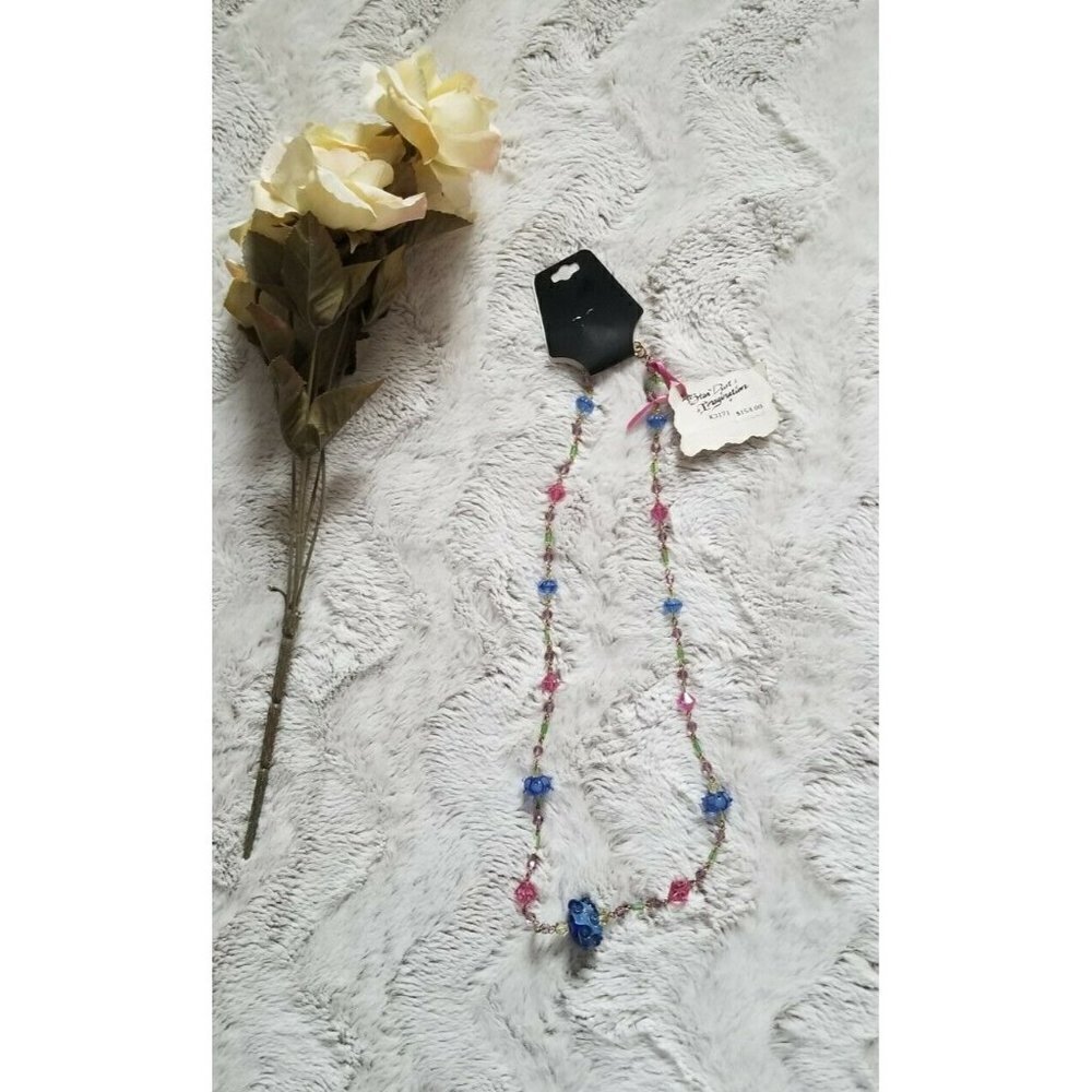 Vintage‎ Star Dust Imaginator Glass Bead Chain Link